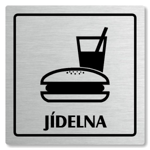 Jídelna, 148x148mm, stříbrná, Arizona